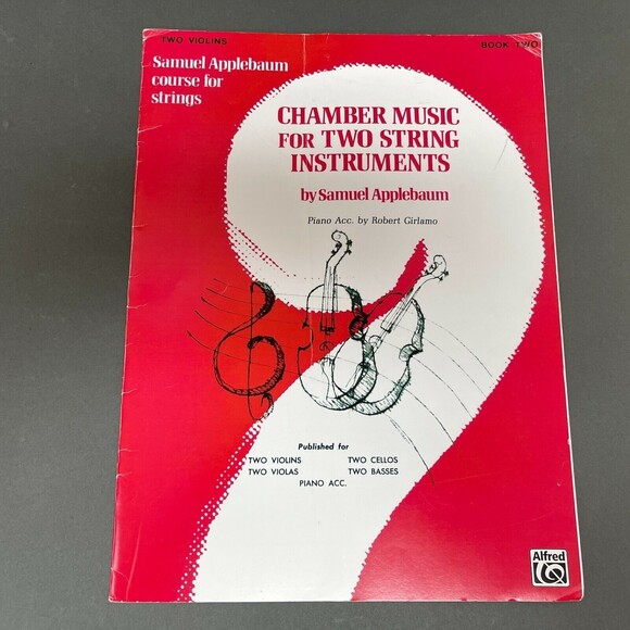 Chamber Music for Two String Instruments Samuel Applebaum Book 2 Strings Course - Picture 1 of 1